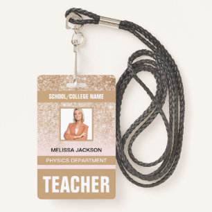Teacher ID Kaart Badge