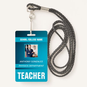 Teacher ID Kaart Badge