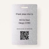 Teacher ID Kaart Badge (Achterkant)