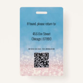 Teacher ID Kaart Badge (Achterkant)