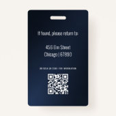 Teacher ID Kaart Badge (Achterkant)