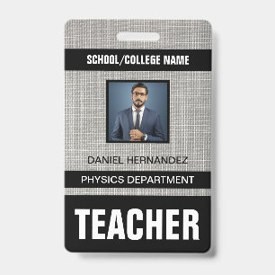 Teacher ID Kaart Badge