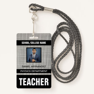 Teacher ID Kaart Badge