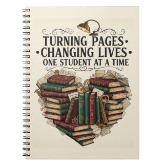 Teacher Journal Notebook | Turning Pages Heart Notitieboek