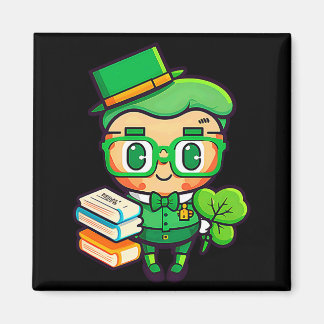 Teacher Leprechaun St Patricks Day Teacher T Shirt Magneet