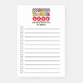 Teacher Life check list bekleed gepersonaliseerde Post-it® Notes (Voorkant)