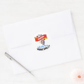 Teacher Magic Spell – Leuk cadeau idee Ronde Sticker (Envelop)