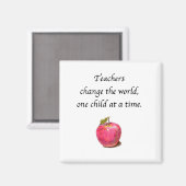 Teacher magnet magneet (Voorkant / Achterkant)