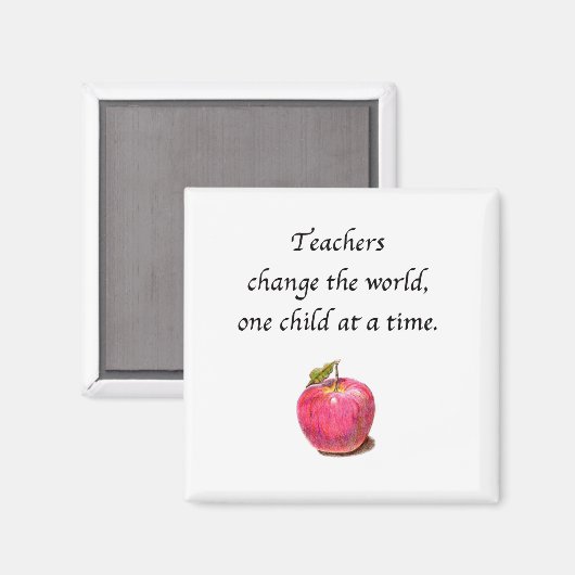 Teacher magnet magneet (Voorkant / Achterkant)