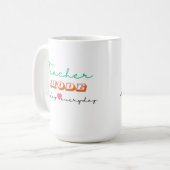 Teacher Mode De hele dag door Koffiemok (Voorkant links)