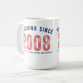 Teacher mug | Teaching since 2008 (Devant gauche)