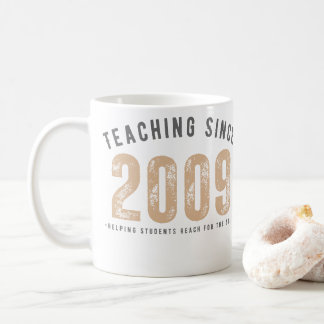 Teacher Mug | Teaching Since 2009 Koffiemok