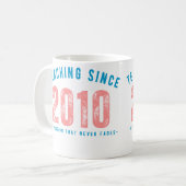 Teacher Mug | Teaching Since 2010 (Devant gauche)