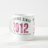 Teacher mug | Teaching Since 2012 (Devant gauche)
