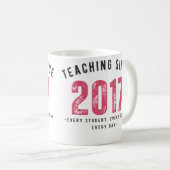 Teacher Mug | Teaching Since 2017 (Devant droit)
