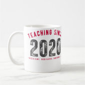 Teacher Mug | Teaching Since 2020 (Gauche)