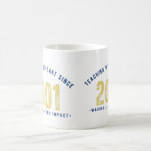 Teacher Mug - Teaching with Heart Since 2001 (Centre)