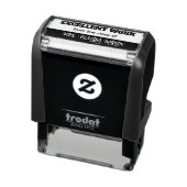 Teacher name personalized excellent work grading s  zelfinktende stempel (Product)