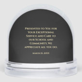 Teacher of the Year Photo Logo Gold Business  (Arrière)