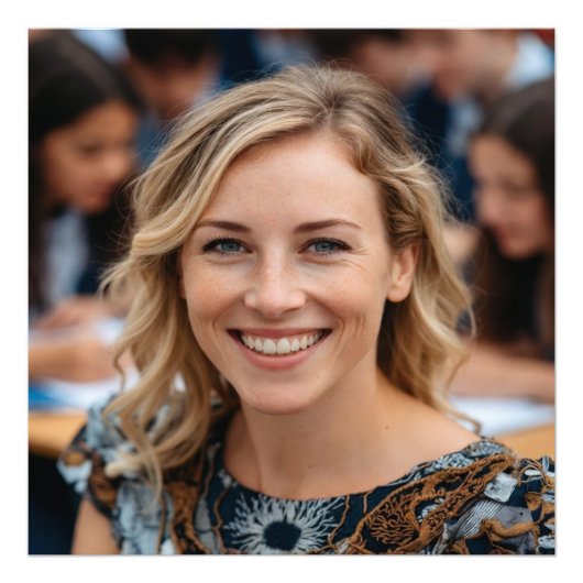 Teacher Photo Customize Personalize (Devant)