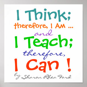 Teacher Quote Poster van SRF