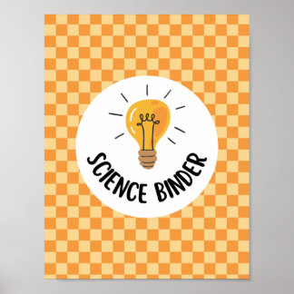 teacher science binder insert or classroom poster