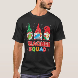 Teacher Squad Christmas Gnomes Gnome Sweater Ugly T-shirt