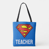 Teacher Superman S-Shield | Superman Logo Draagtas (Achterkant)
