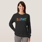 Teacher Support Squad e T-shirt (Voorkant volledig)