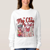 Teacher Sweet Heart Valentine's Sweatshirt (Voorkant)