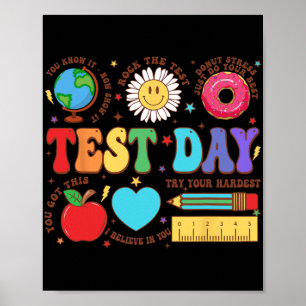 Teacher Test Dag Motivatie Teacher Starr Testin Poster