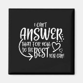 Teacher Test Day Gift Testing Quote State Exam Lad Magneet (Voorkant)