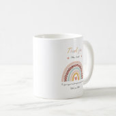 Teacher thank you Rainbow Mug (Devant droit)