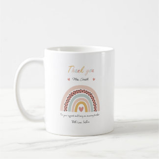 Teacher thank you Rainbow Mug Koffiemok