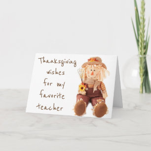 ***TEACHER*** THANKFUL VOOR JULLIE THANKSGIVING KA FEESTDAGEN KAART