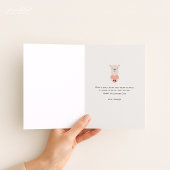 Teacher Valentine Card from Student | Cute Animals Kaart