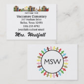 Teacher Visitekaartje - Zie omgekeerd - SRF (Voorkant / Achterkant)