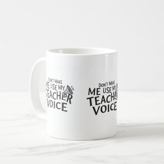 Teacher Voice Mug (Devant gauche)