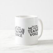 Teacher Voice Mug Koffiemok (Voorkant rechts)