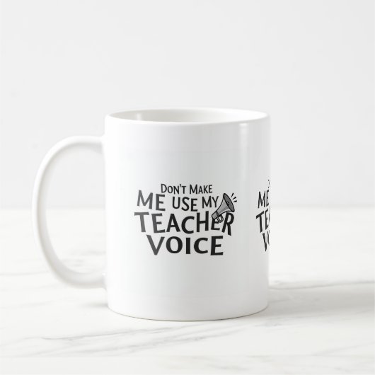 Teacher Voice Mug Koffiemok (Links)