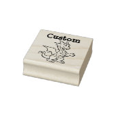 Teacher's aanpasbare stempel - Cartoon Dragon (Stempel)