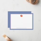 Teachers Apple | Carte de correspondance simple (Devant/Arrière en situation)