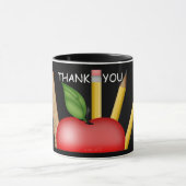 Teacher's Apple Custom Blackboard Mug (Centre)