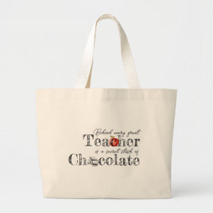 Teacher's Chocolate Stash Canvas tas
