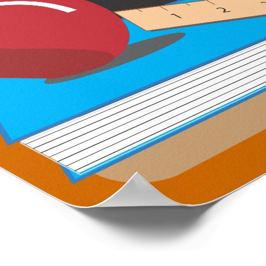 Teacher's Class Rules Blackboard Poster (Coin)