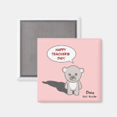 Teacher's Day_Magnet1(Personaliseren) Magneet (Voorkant / Achterkant)
