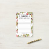 Teacher's Gift Post-it® notes - Cadeaus voor docen (Op bureau)