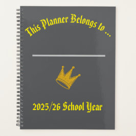 Teachers Planner with space for name