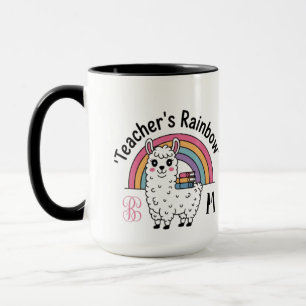 "Teacher's Rainbow" Mok - Schattigee Llama, boeken