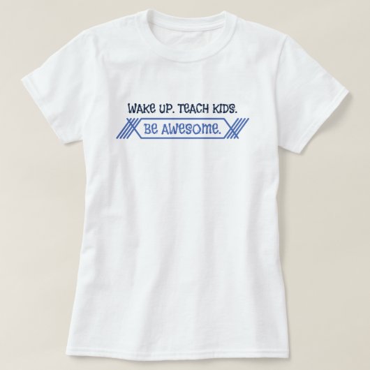 Teachers Règle T-shirt (Design devant)